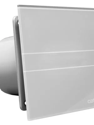 Must-Have CATA E100 GS sklo - nástěnný ventilátor, stříbrný (00900400)