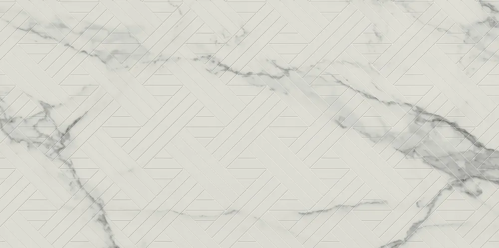 Carrastone white dekor mat - obkládačka rektifikovaná 29,8x59,8 bílá (167598) Op = Op