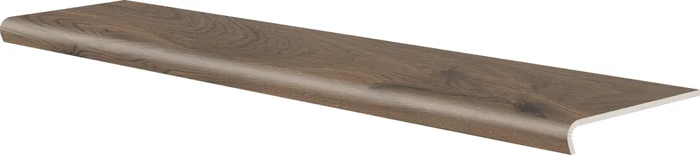 V-shape Acero marrone mat - schodovka s nosem rektifikovaná 32x120,2 hnědá (157334) Koop Vandaag