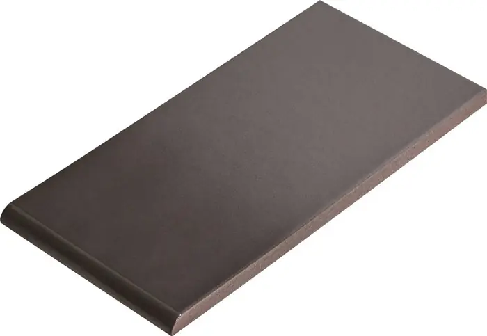 Korting Graphite glazed - parapet 10x20 šedá hladká (112012)