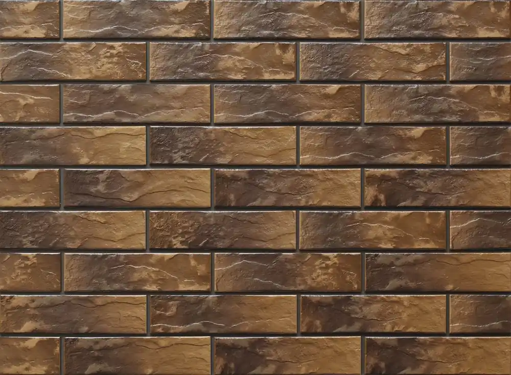 Nieuw Western Montana - fasádní obklad 6,5x24,5 hnědá strukturální (115089)