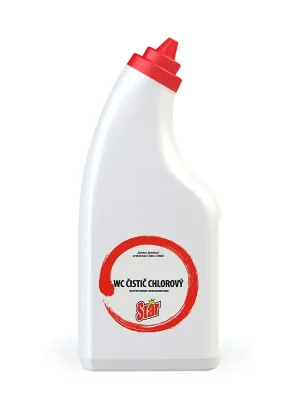 Značkový STAR WC čistič chlorový, 750ml (21G.7426)