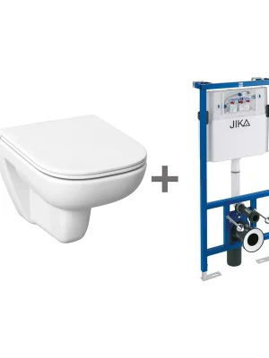 Set závěsný klozet Deep by JIKA Rimless+ podomítkový modul (H6006140000002) Uitverkoop