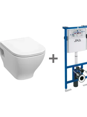 Set závěsný klozet Deep by JIKA Rimless+ podomítkový modul (H6006160000002) Laatste Kans