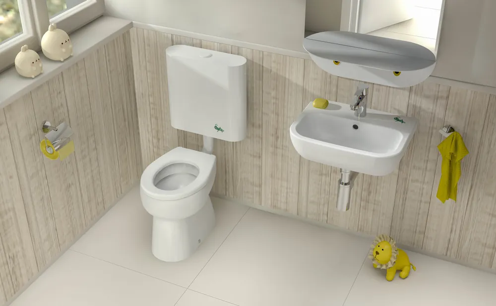 Baby - umyvadlo 50 cm, bez otvoru pro baterii, s dětským motivem (H8103660001391) Koop Vandaag