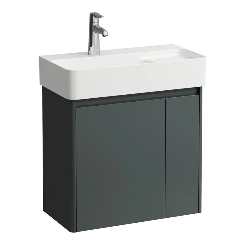 Aanbieding Base 2.0 - skříňka 57x40 pod umyvadlo H815285, 2 dvířka, šedá traffic (H4113831082661)