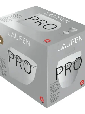 Actieprijs Laufen Pro - závěsné WC Pack, compact, rimless, hluboké splachování, včetně sedátka s poklopem slim se zpomalovacím sklápěcím systémem (H8669550000001)