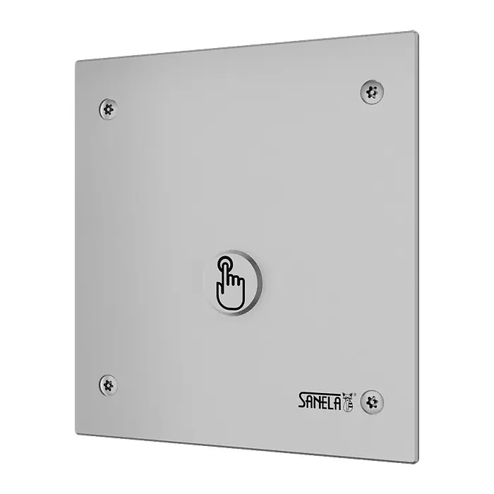 Direct Verzonden SLW 01PBA - Splachovač WC s piezo tlačítkem a antivandalovým krytem, 6 V (14018 Sanela)
