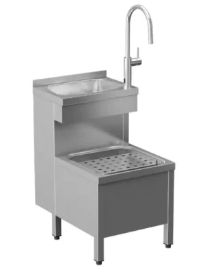 Favoriet SLVN 02ENB - Nerezová kombinovaná výlevka s baterií SLU 68B, 6 V (98024)