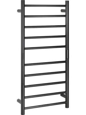Seizoensaanbieding Elektrický sušák ručníků 450x960 mm, 130 W, nerez, černá (704151040)