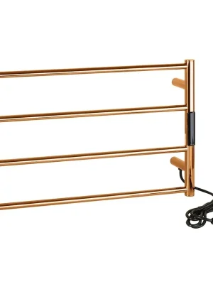 Elektrický sušák ručníků 560x370x90 mm, 63 W, nerez, lesk, měděná zlatá (704154081) Shop Nu