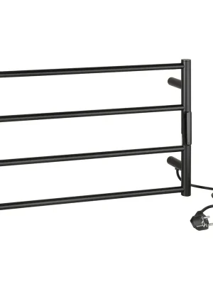 Vysoce Kvalitní Elektrický sušák ručníků 560x370x90 mm, 63 W, nerez, černá (704151080)