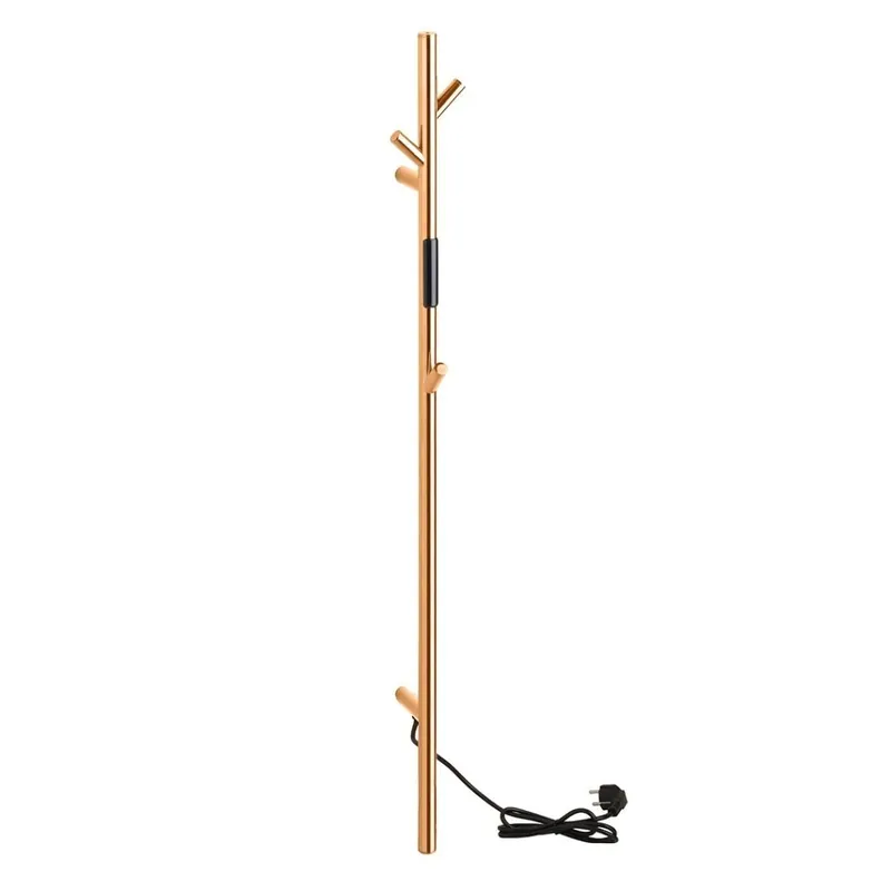 Sleva Elektrický sušák ručníků 1180 mm, tyč, 30W, nerez, lesk, měděná zlatá (704154011)