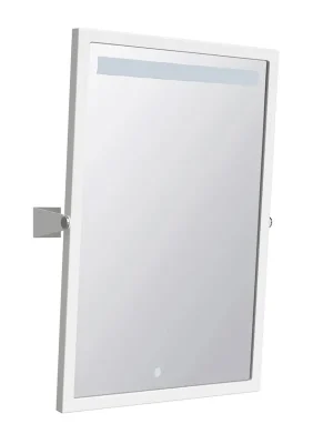 Bestseller Help výklopné zrcadlo s LED osvětlením, dotykový senzor, 400 x 600 mm, bílé (301201034)