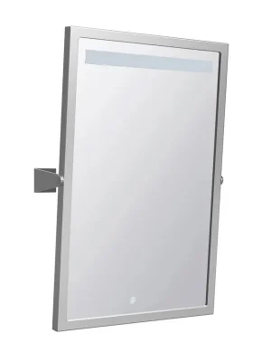 Help výklopné zrcadlo s LED osvětlením, dotykový senzor, 400 x 600 mm, nerez, mat (301201035) Expresní Doručení