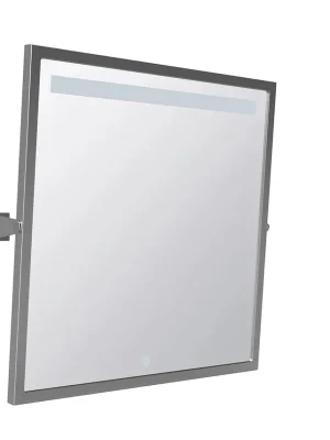 Help výklopné zrcadlo s LED osvětlením, dotykový senzor, 600 x 600 mm, nerez, mat (301201045) Nejprodávanější