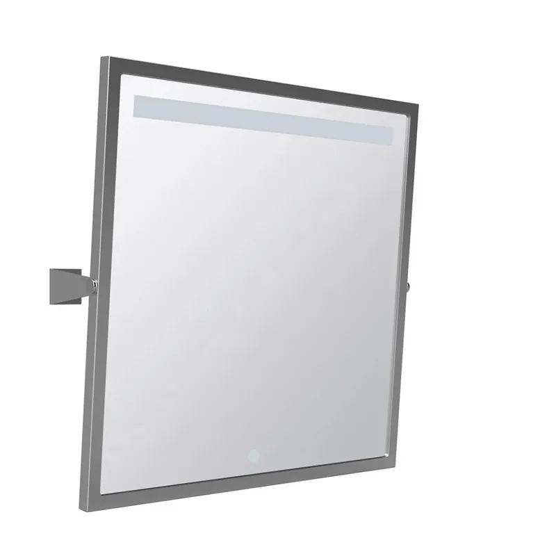 Help výklopné zrcadlo s LED osvětlením, dotykový senzor, 600 x 600 mm, nerez, mat (301201045) Nejprodávanější