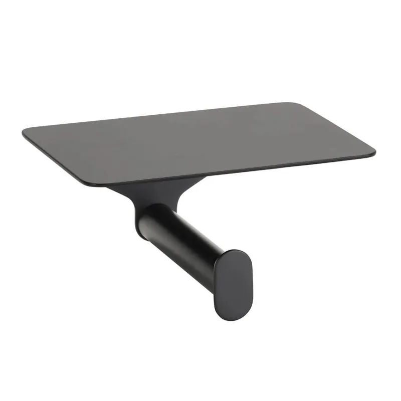 Speciale Aanbieding Organic Black držák toaletního papíru s poličkou (167112150)