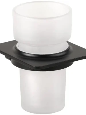 Bestel Nu Organic Black držák kartáčků, sklo (167111050)