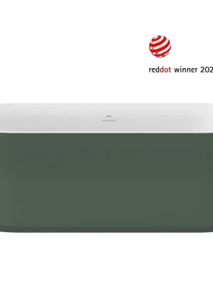 Vana Ypsilon 180x80, volně stojící, Grey Green/bílá, krytka odtoku bílá (XC00100052) Přímo Od Výrobce
