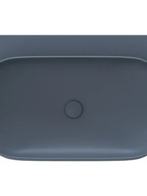 Značkový Umyvadlo Yard 80, bez otvoru pro baterii, bez přepadu, Deepsea Blue (XJX07080000)