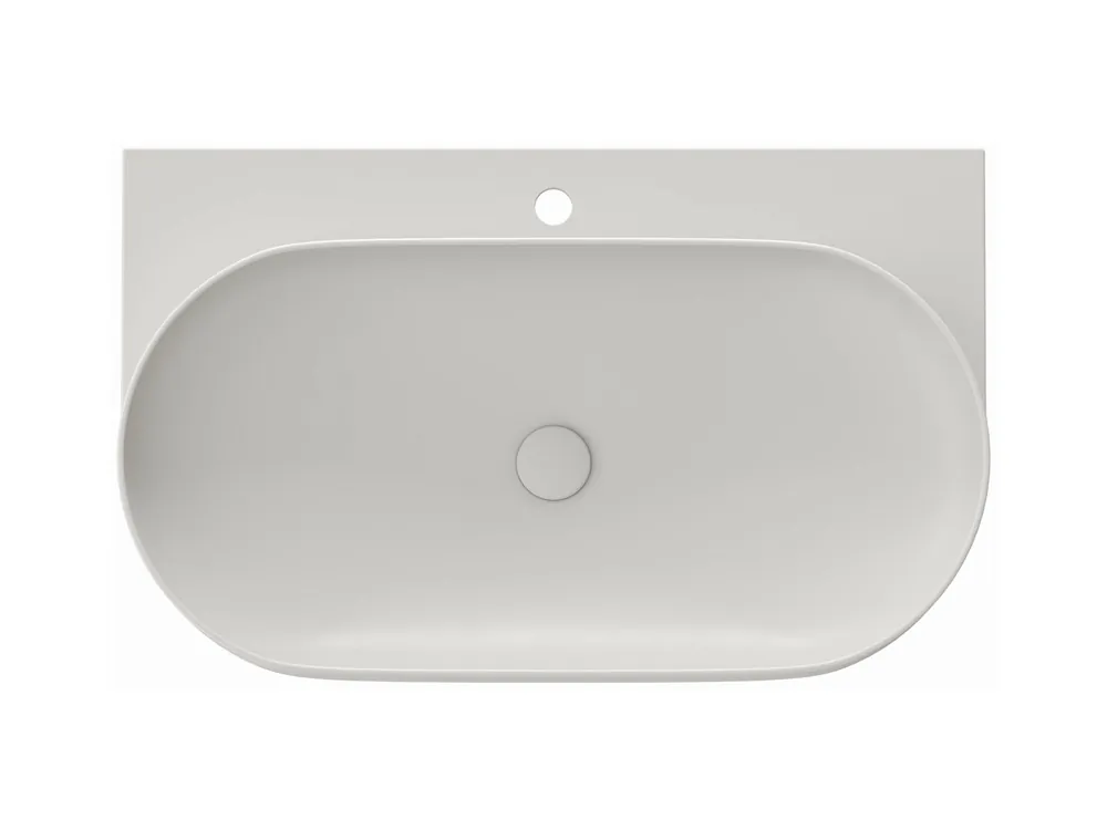Merkproduct Umyvadlo Yard 80, s otvorem pro baterii, bez přepadu, Smoke Grey (XJX0O280000)