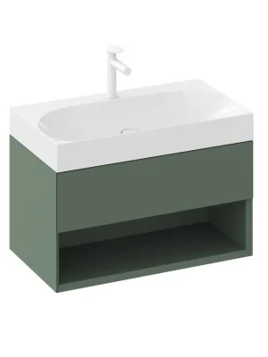 Vrácení Zdarma SD Lite 80 skříňka pod umyvadlo Grey Green (X000001864)