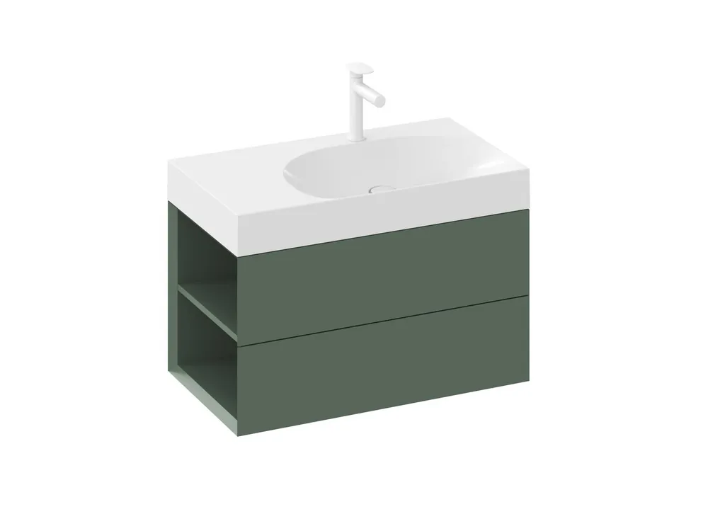 SD Lite 80 L skříňka pod umyvadlo Grey Green (X000001876) Exclusieve Aanbieding