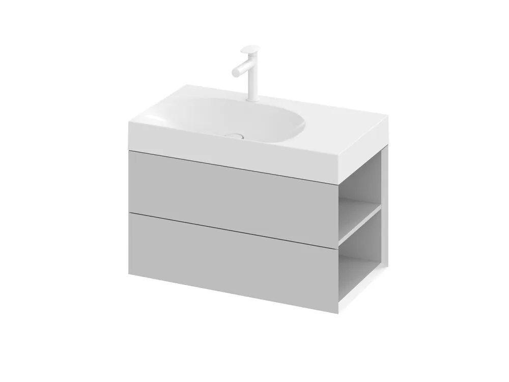 Betaalbaar SD Lite 80 P skříňka pod umyvadlo Smoke Grey (X000001889)