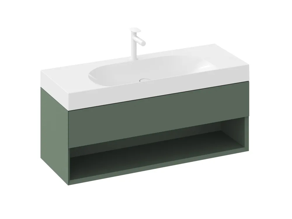 SD Lite 120 skříňka pod umyvadlo Grey Green (X000001870) Populair