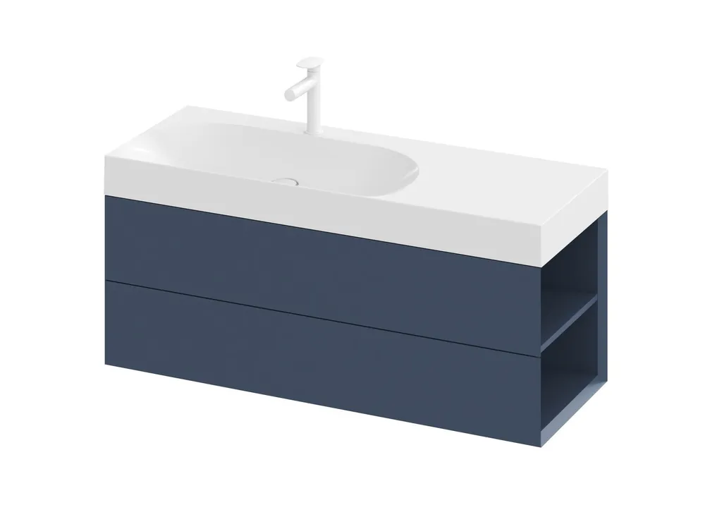 Koop Online SD Lite 120 P skříňka pod umyvadlo Deepsea Blue (X000001893)