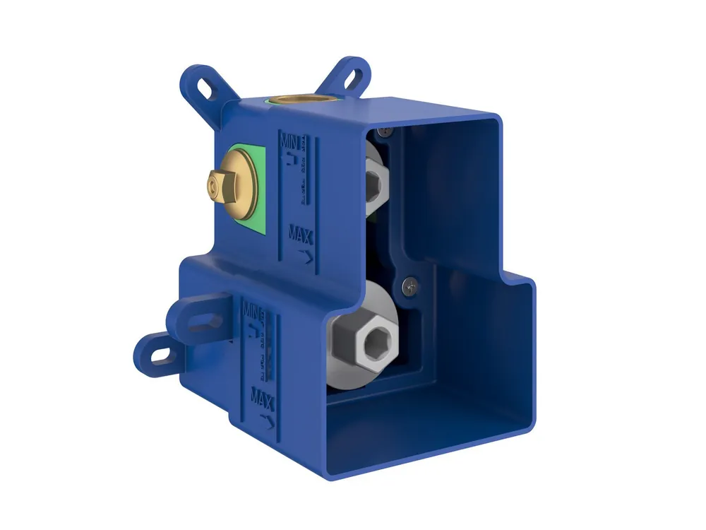 Bezpečná Platba RB 07E.50 základní těleso pro podomítkové baterie, R-box Vertical 1/2 (X070234)