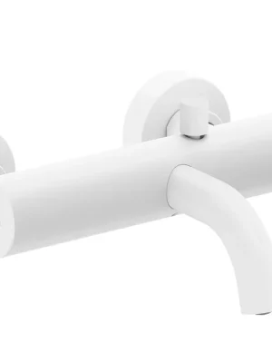 ES 022.10WV vanová nástěnná baterie bez sprchového setu, White Velvet (X070242) Víkendová Akce