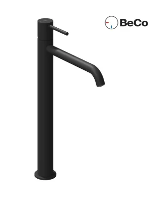 ES 015.21BLM umyvadlová stojánková baterie BeCool 340 mm bez výpusti, Black Matt (X070406) Výprodej