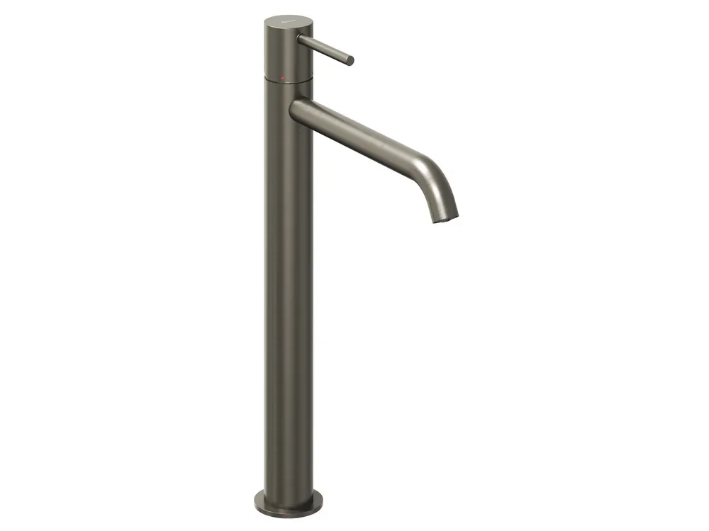ES 015.20GB umyvadlová stojánková baterie 340 mm bez výpusti, Graphite Brushed (X070311) Snelle Levering