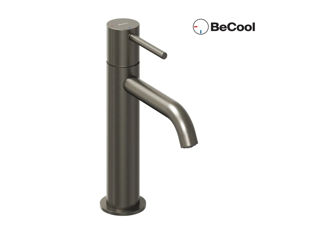 Gratis Retour ES 012.21GB umyvadlová stojánková baterie BeCool 190 mm bez výpusti, Graphite Brushed (X070397)