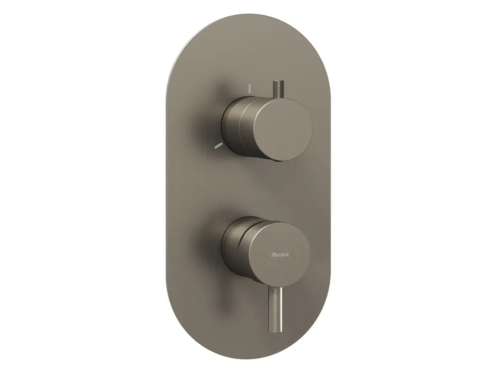ES 068.20GB.O3.RB07F podomítková baterie 3-cestná bez tělesa, Graphite Brushed (X070320) Bestseller
