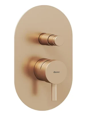 Blesková Nabídka ES 061.60RGB.O2 podomítková baterie 2-cestná s tělesem, Rose Gold Brushed (X070358)