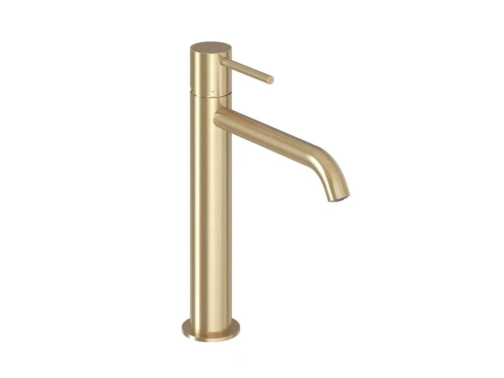 ES 014.60GLB umyvadlová stojánková baterie 250 mm bez výpusti, Gold Brushed (X070616) Koopje