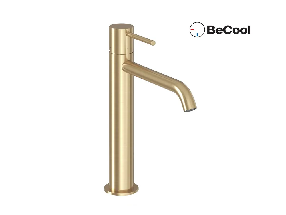 ES 014.61GLB umyvadlová stojánková baterie BeCool 250 mm bez výpusti, Gold Brushed (X070618) Hete Deal