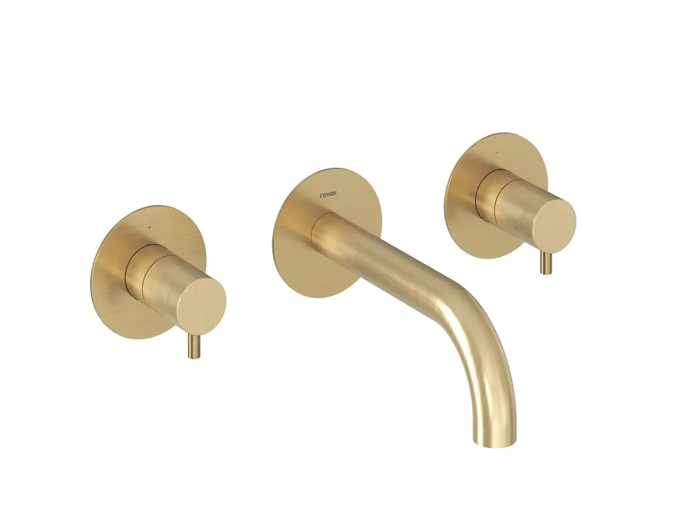 ES 021.60GLB.O1 vanová podomítková baterie s tělesem, Gold Brushed (X070601) Lage Kosten