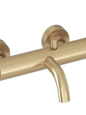 ES 022.60GLB vanová nástěnná baterie bez sprchového setu, Gold Brushed (X070603) Nakupujte Hned