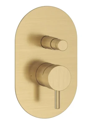 ES 061.60GLB.O2 podomítková baterie 2-cestná s tělesem, Gold Brushed (X070608) Nejlepší Cena