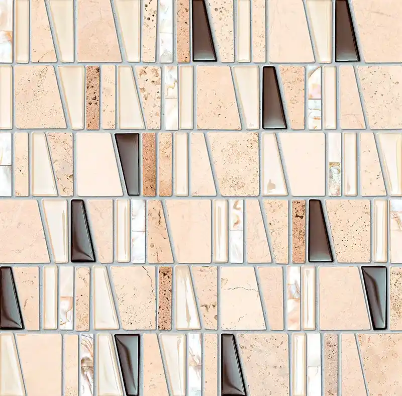 Drops stone beige mozaika scienna - obkládačka mozaika 30x30 (6003189) Gecertificeerd