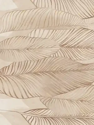 Betrouwbaar Mild Clay leaves dekor - obkládačka inzerto 119,8x274,8 krémová (6006436)