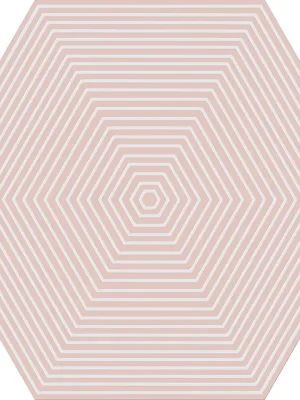 Cielo e Terra polvere geometry 1 mat dekor scienny - obkládačka inzerto 22,1x19,2 růžová (6005952) Flitsaanbieding