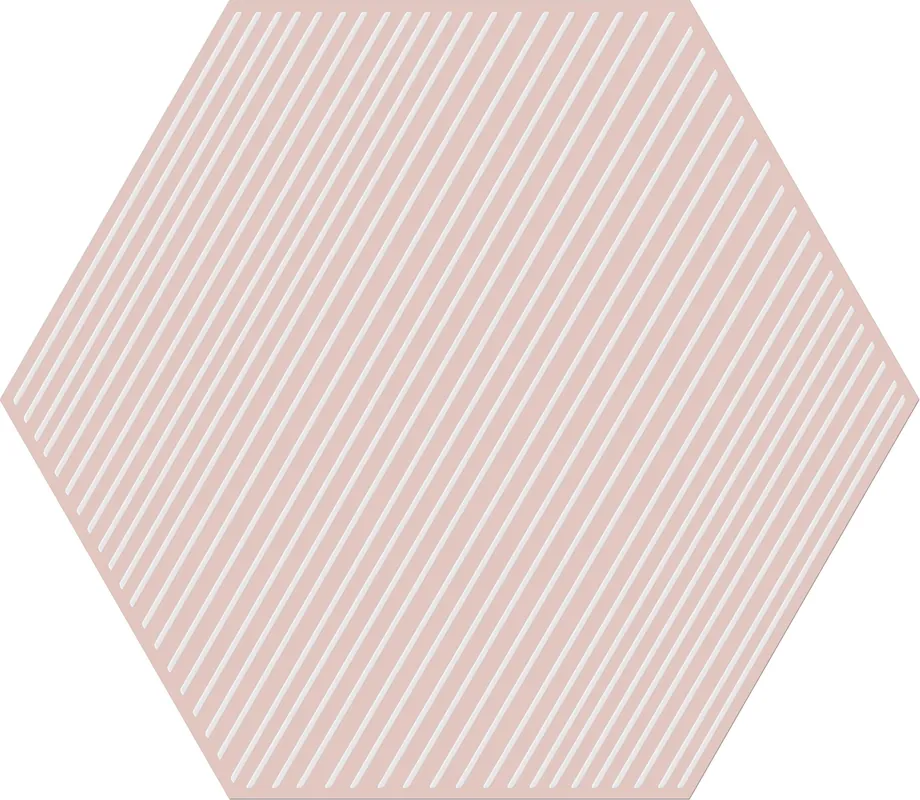 Cielo e Terra polvere geometry 3 mat dekor scienny - obkládačka inzerto 22,1x19,2 růžová (6005954) Meest Verkocht