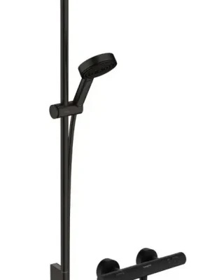 Pulsify Select S Sprchový systém105 3jet Relaxation EcoSmart s termostatem Ecostat Fine a sprchovou tyčí 90 cm (24261670) Must-Have