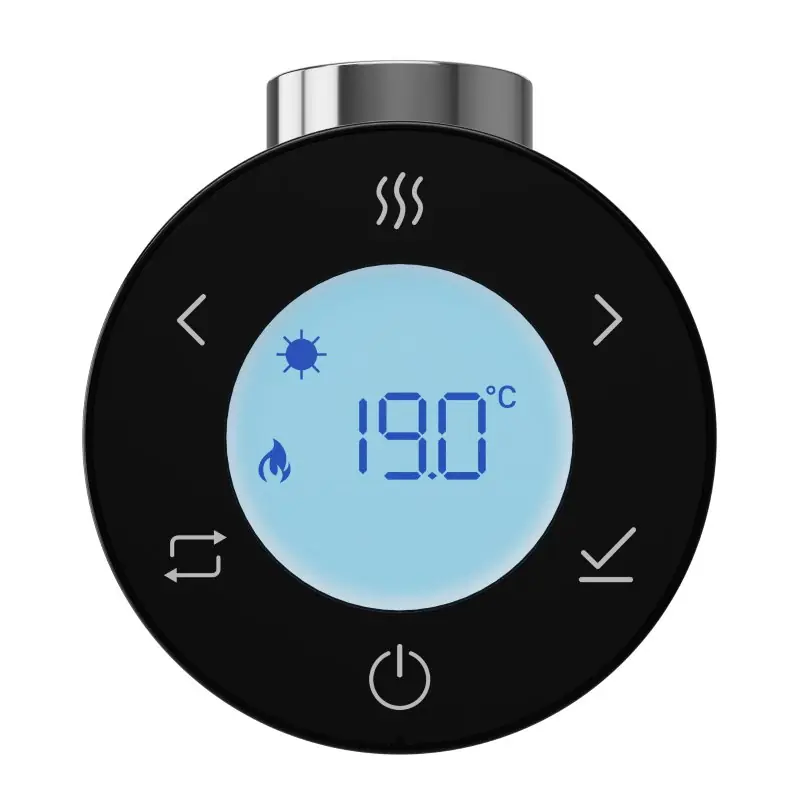 Bestseller Rio - regulátor s Nexus systémem pro elektrické radiátory s dobře čitelným podsvíceným LCD displejem a intuitivním ovládáním chrom (O30-1S000Q80-01-CZ)