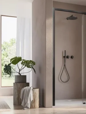 Veilige Betaling D36S2 - jednodílné posuvné dveře 130 cm, profil černý (D36S21300607)